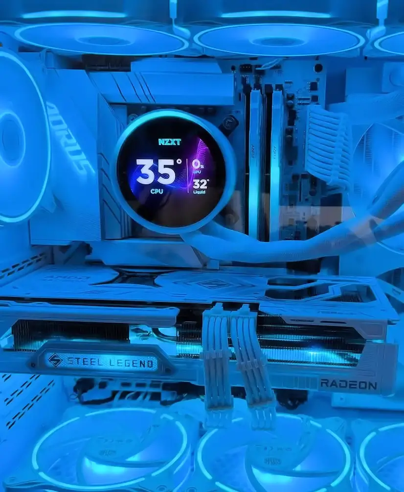 Montaje Refrigeración Líquida NZXT Gaming PC Aravaca